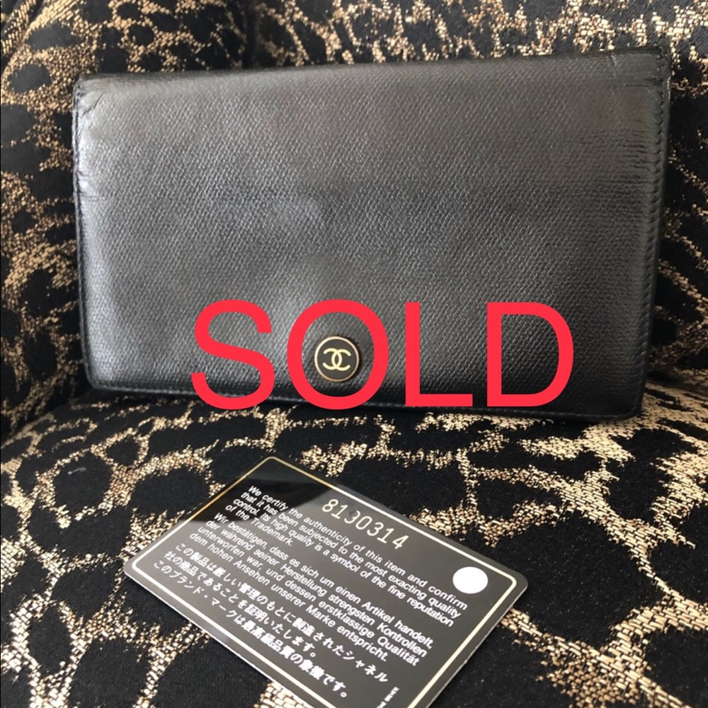 Chanel Caviar Leather Bifold Wallet